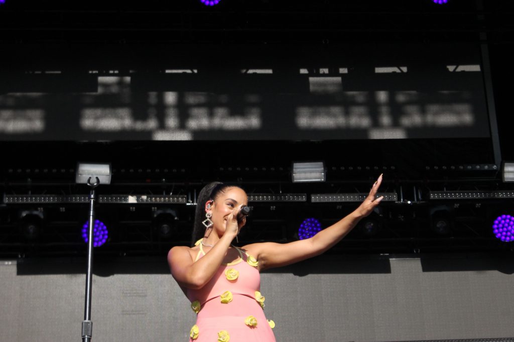 Jorja Smith performing at Made in America 2019 Day 1.